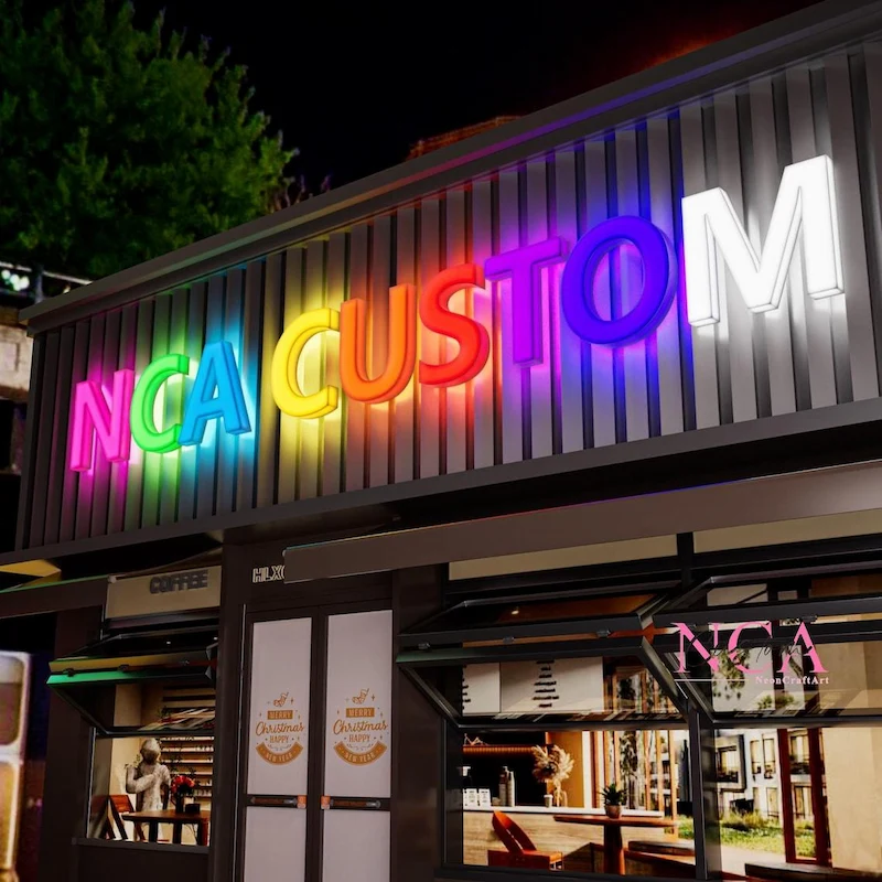 Custom LED neon sign display