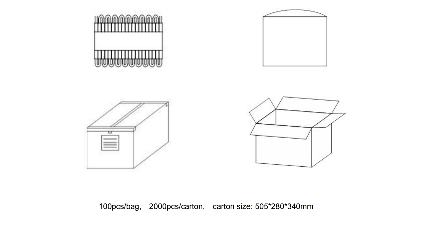 3-LED High Voltage Module Packaging & Shipping Specifications
