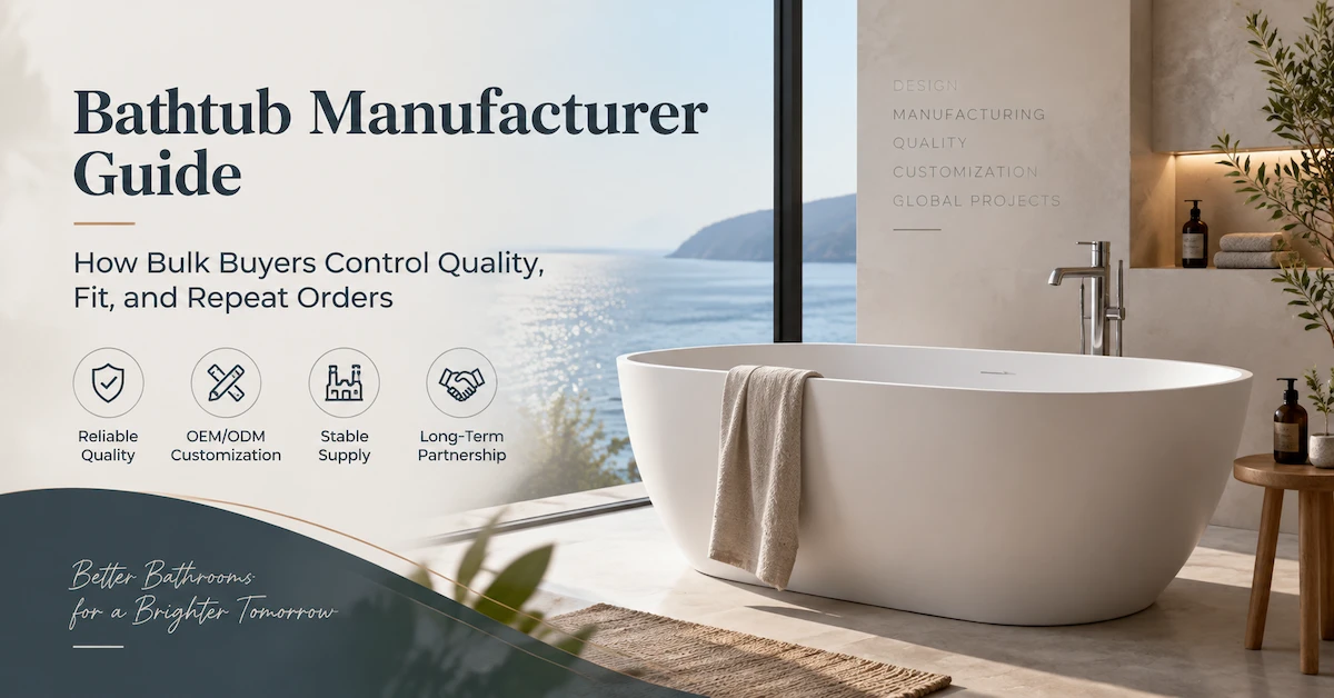 Bathtub manufacturer buying guide for bulk orders