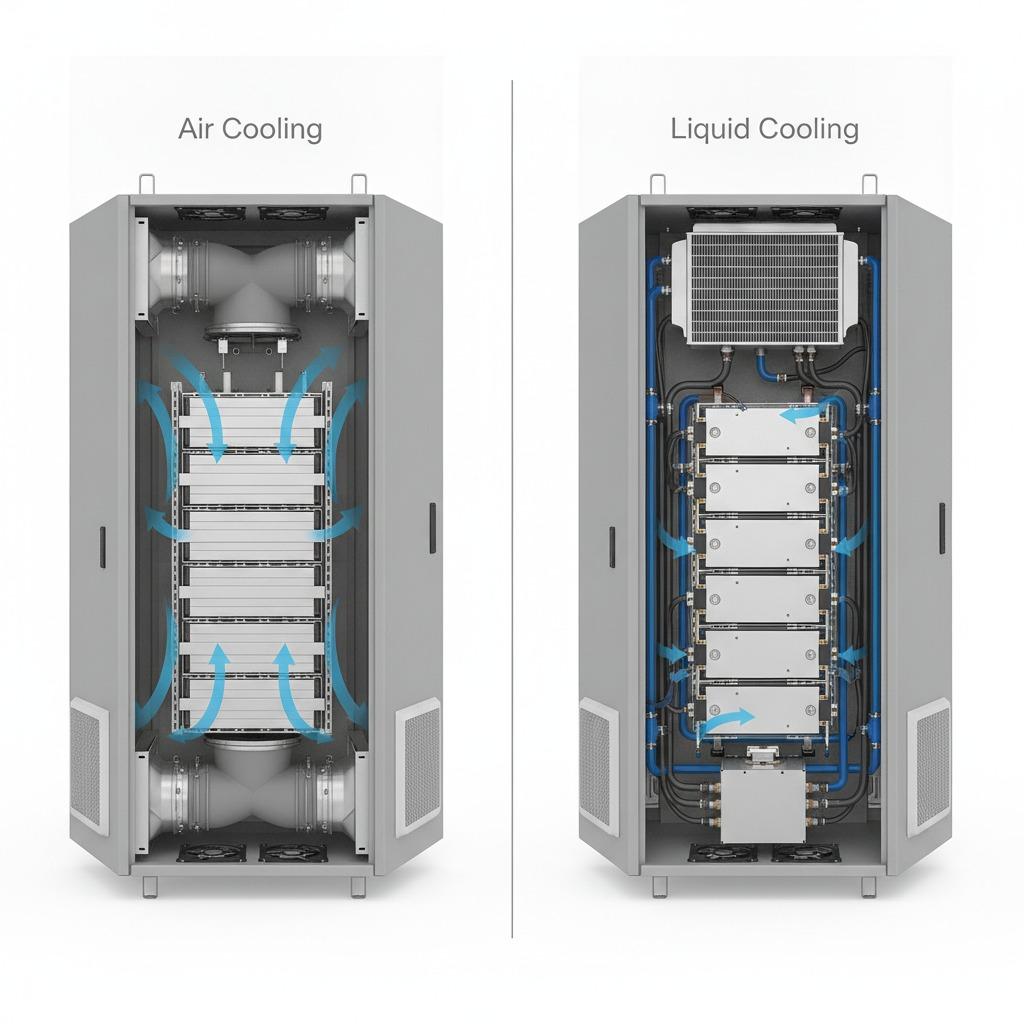 ESS air cooling vs liquid cooling