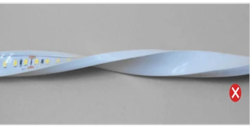 Do Not Twist the LED Strip