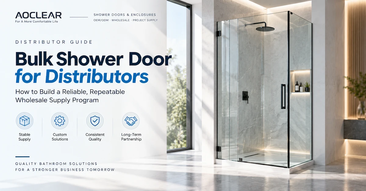 bulk shower door for distributors