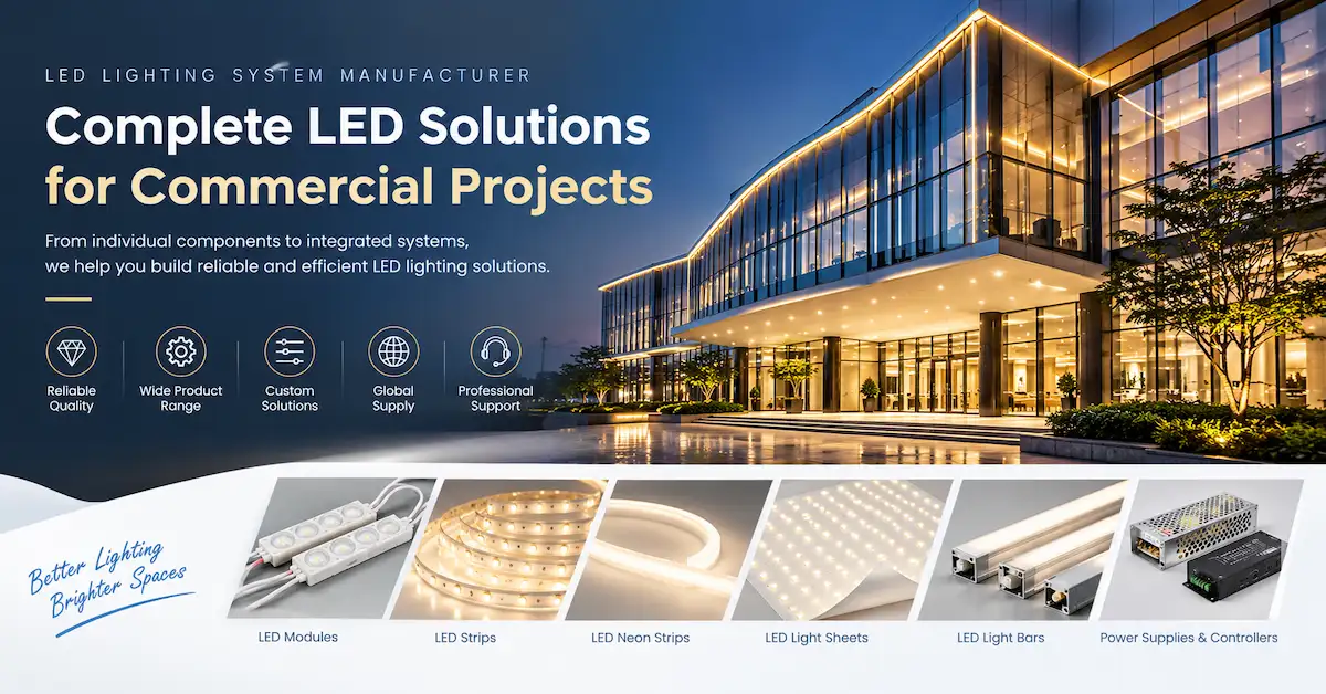 LED lighting system manufacturer